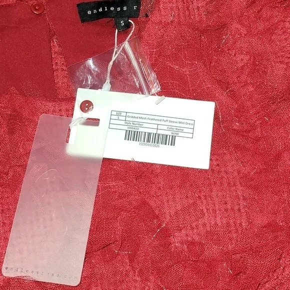 Endless Rose Texture Mesh  Overlay Mini Dress - Picture 16 of 17